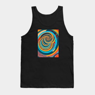 Fractal in Jewel Tone Colors Tank Top